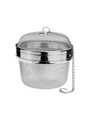 Sfera colino per spezie in acciaio inox a...