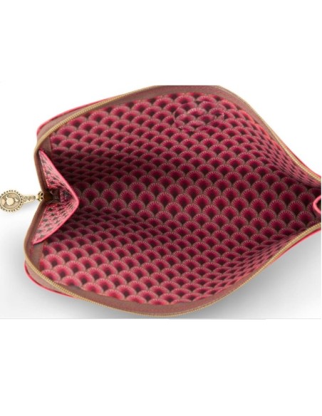 Bustina da bagno pochette e da borsetta in ecopelle con cerniera serie Kyoto Pip Studio