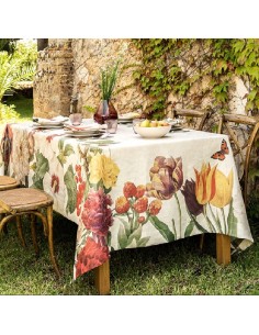 Tovaglia - copritavolo Garden Eden 180x270-100% puro lino 2