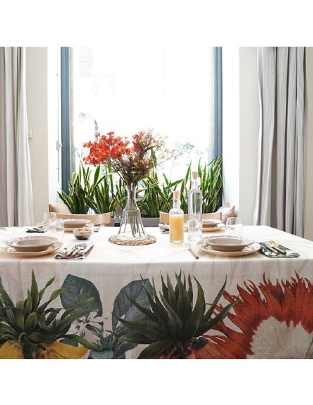 Tovaglia - copritavolo Garden Eden 180x270-100% puro lino