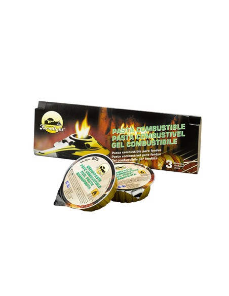 Gel pasta combustibile per fonduta pz.3