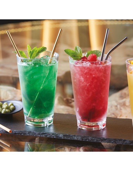 Set 12 cannucce in acciaio PVD black + scovolino Paderno