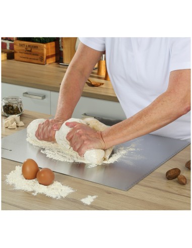 Spianatoia 50x60 per impastare in acciaio inox...