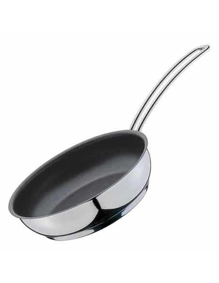 Padella mini in acciaio inox, fondo multistrato gas e induzione interno antiaderente di alta qualità ø 16 cm Kuchenprofi