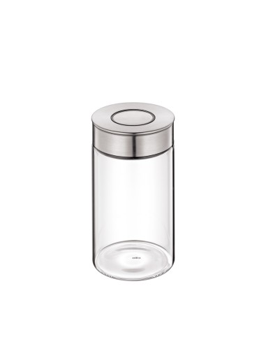 Barattoli in vetro coperchio in acciaio inox...