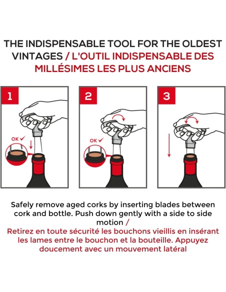 Cavatappi levatappi a lame Mathus di Peugeot