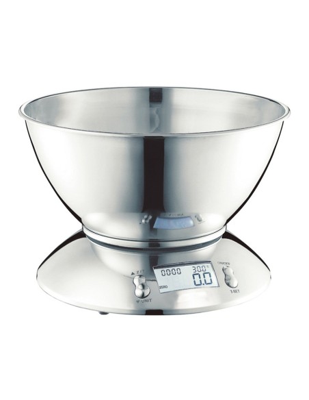 Bilancia cucina digitale con bastardella acciaio lucido o satinato Camry UK