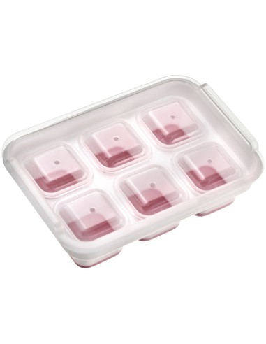 Vaschetta forma ghiaccio 6 cubi maxi con...