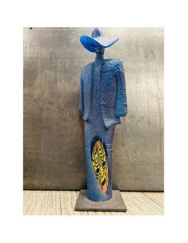 "Night and Day" sculture in pasta di vetro...