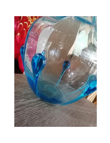 Venini vaso con gocce Vittorio Zecchin riedizione limited edition n°63 su 85