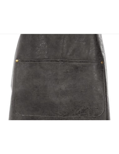 Grembiule vegano BBQ Truman in ecopelle nero...