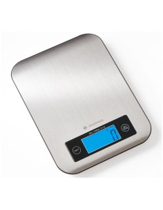 Bilancia da cucina digitale piatto inox Pure fino a 5 kg...