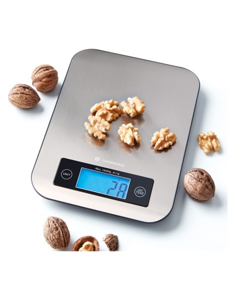 Bilancia da cucina digitale piatto inox Pure fino a 5 kg Zassenhaus