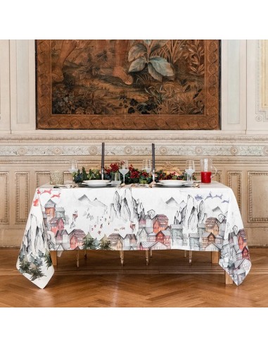 Tovaglia "Alpina" in puro lino 160x220 di...