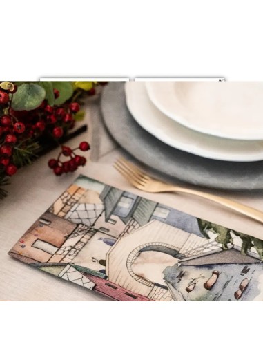 Tovaglia "Alpina" in puro lino 160x220 di...