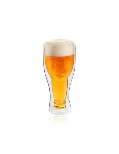Bicchiere birra termico doppia parete ml.350...