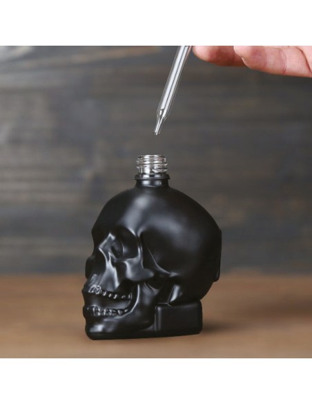 Bar - bottiglia per angostura teschio in vetro e silicone Paderno