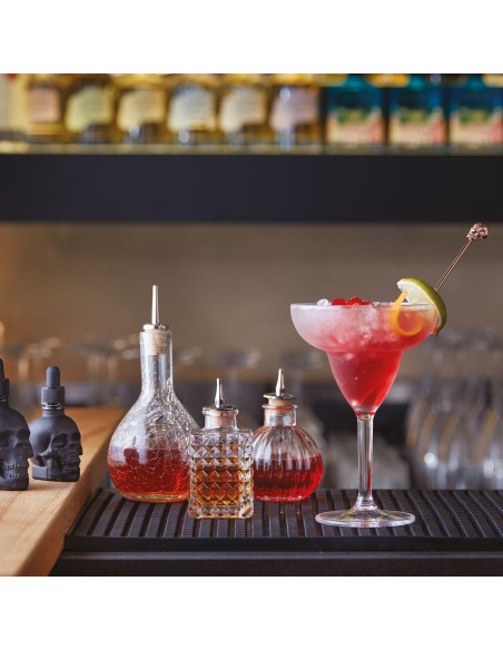 Bar - bottiglia per angostura teschio in vetro e silicone Paderno