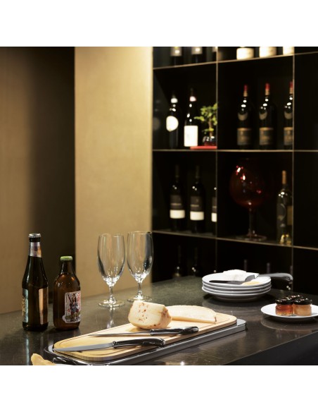 Sambonet serie Living coltello punta da grana e parmigiano in acciaio