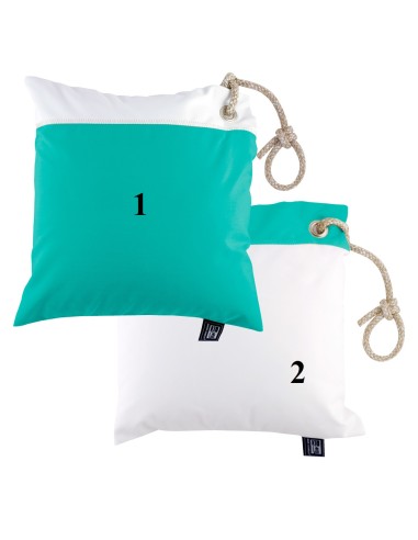 Cuscini impermeabili con cima antivento color...