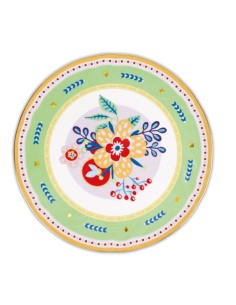 Piatto torta in porcellana cm.32 collezione Mamma Mia... 2