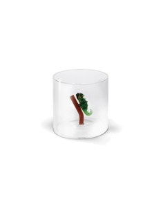 Bicchieri in vetro con fiori e animali e cuori WD Lifestyle