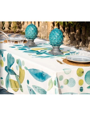 Tovaglie in lino "Pesci volanti" Napking