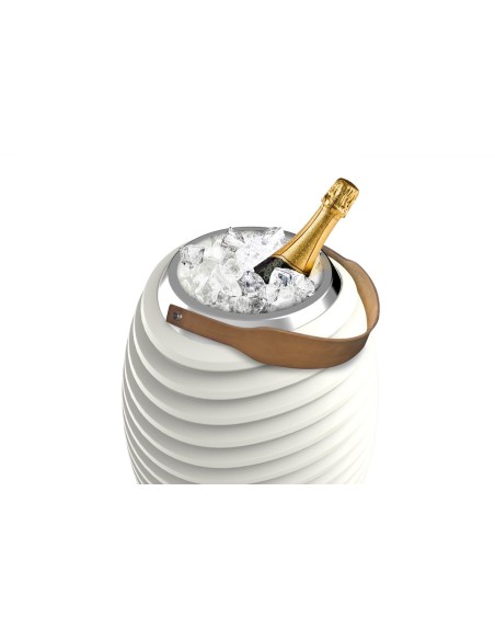 Kooduu - Lampade a led con cassa bluetooth e secchiello rinfrescatore