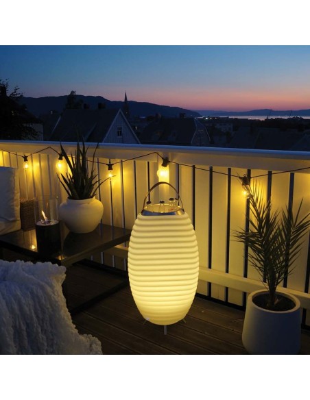 Kooduu - Lampade a led con cassa bluetooth e secchiello rinfrescatore