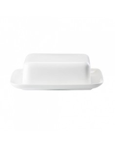 Portaburro burriera Jade bianco in bone china Rosenthal
