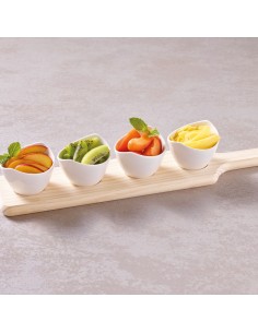 Set aperitivo happy hour tagliere e 4 coppette ceramica... 2