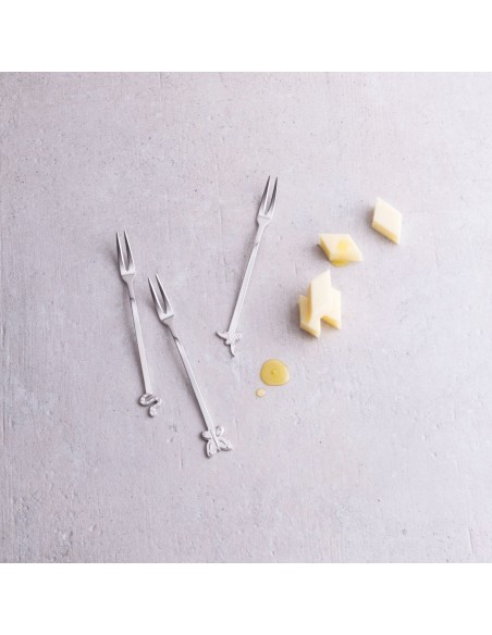 Set 4 forchettine Party per happy hour, aperitivo, antipasti dolci e salati Sambonet