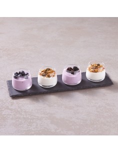 Set happy hour aperitivo in ardesia e vetro Paderno 2