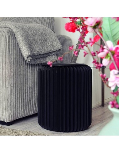 Pouf sgabello pieghevole in cartone riciclabile...