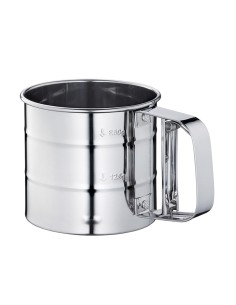 Setaccio manuale passafarina in acciaio inox Kuchenprofi