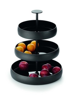 Alzata portafrutta Negretto a 3 piani  in alluminio...