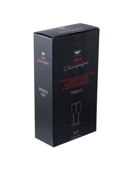 Calice flute champagne e aperitivo pz.2 in acciaio finitura PVD rame oppure oro Paderno