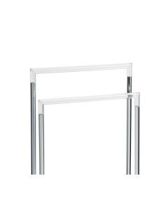 Porta asciugamani cromato con aste in acrilico 2