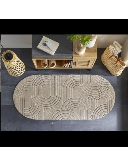 Tappeto Sand Twist 70x150 lavabile-antiscivolo-fonoassorbente