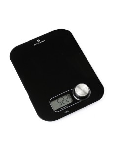 Bilancia Eco energy digitale nera senza batterie Zassenhaus