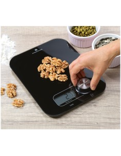 Bilancia Eco energy digitale nera senza batterie Zassenhaus 2