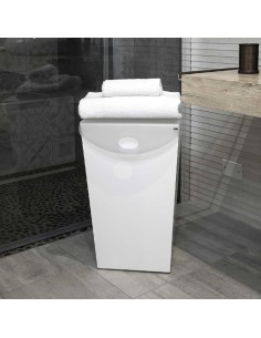 Portabiancheria  Laundry in legno e cristallo acrilico... 2