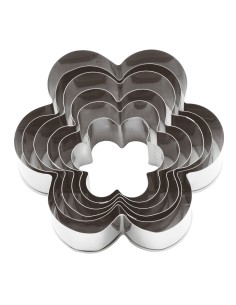 Set di 6 tagliapasta e biscotti in acciaio inox Paderno... 2