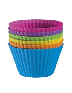 Stampi per muffin e mini muffin pz.6 in silicone Kuchenprofi
