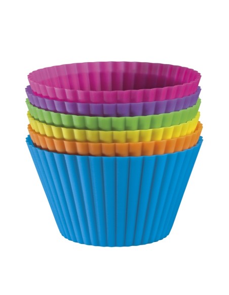 Stampi per muffin e mini muffin pz.6 in silicone Kuchenprofi