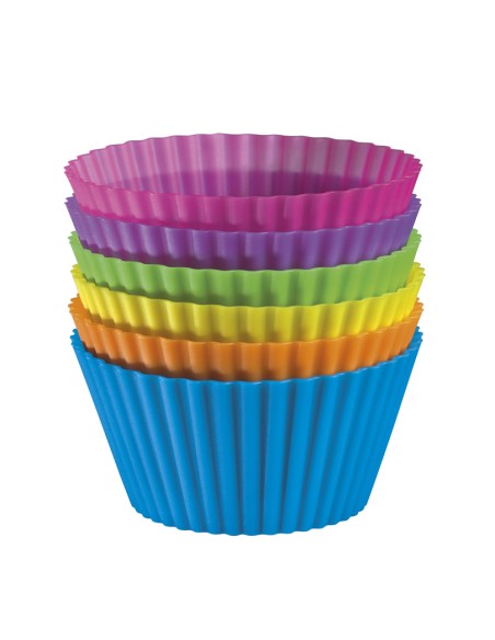 Stampi per muffin e mini muffin pz.6 in silicone Kuchenprofi