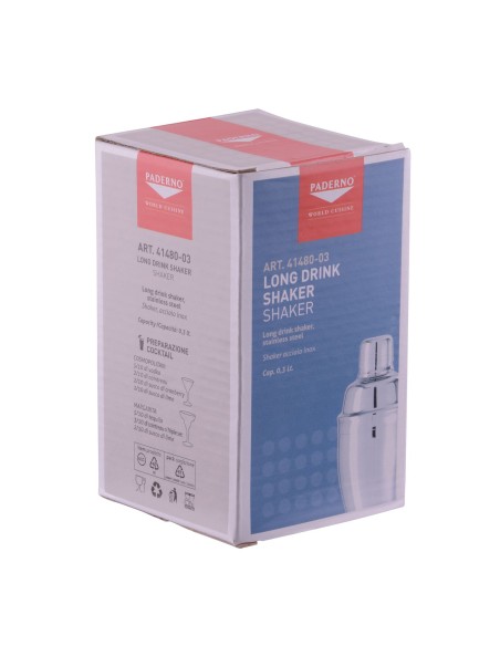 Shaker in acciaio inox pz.3  Paderno Sambonet