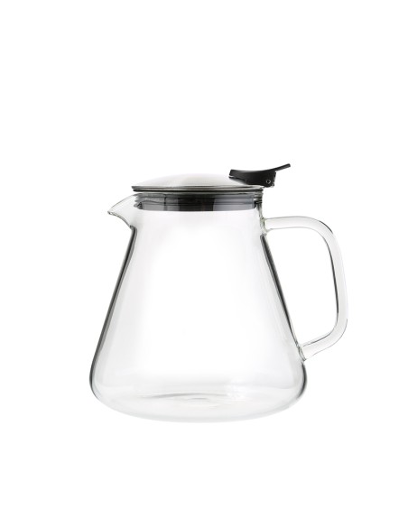 Teiera con infusore lt.1 Giulietta in vetro borosilicato e acciaio
