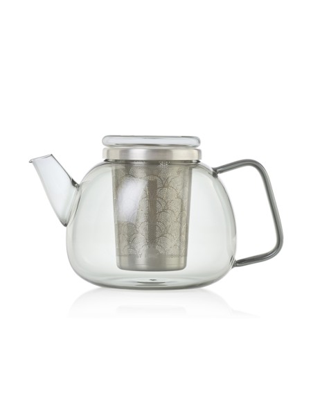 Teiera Yuna lt.1,2 con infusore in vetro borosilicato e acciaio ADHOC