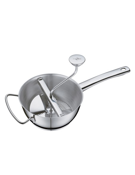 Passaverdure Trio a 3 dischi intercambiabili in acciaio Kuchenprofi